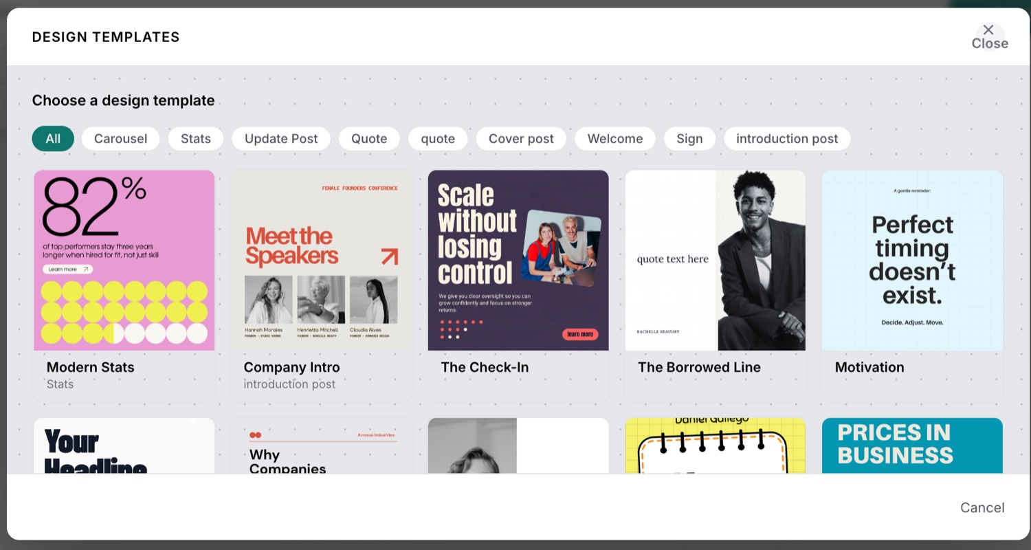 ScoutHook design templates